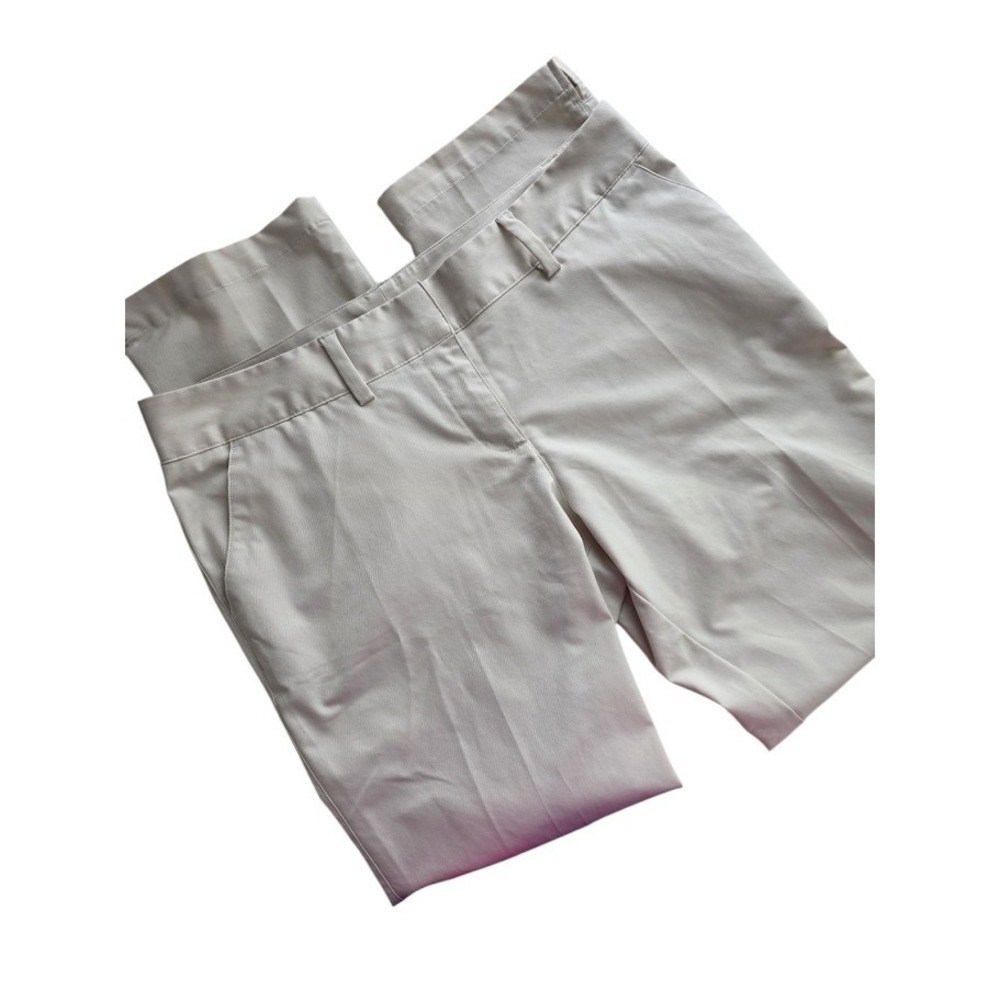 Adidas Golf Pants Womens‎ 12 Tan Climalite Straight Leg Trousers Sporty